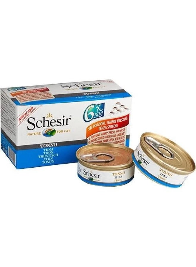 Schesir Shizar Canned Tuna in Jelly for Cats 6*50g - Image 2